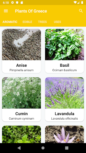 Android application Plants Of Greece screenshort