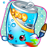 Coloring Pages Game of Shopkin  Icon