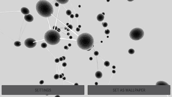 Molecules 3D Live Wallpaper Screenshot