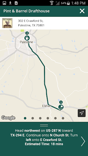 Screenshot of Visit Palestine, TX