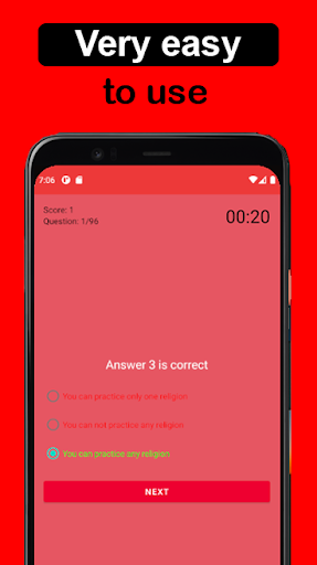 Arabic US Citizenship Test and