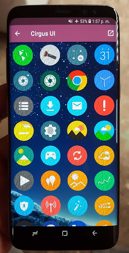 Android application Cirgus - Icon Pack screenshort