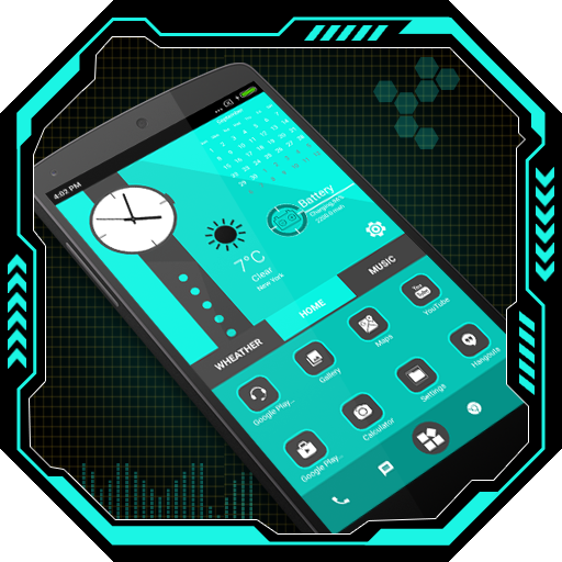 Home Launcher - lock, Hide App logo
