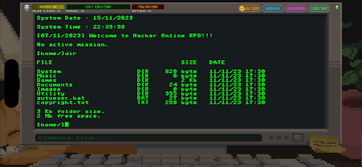 Hacker Online RPG 3