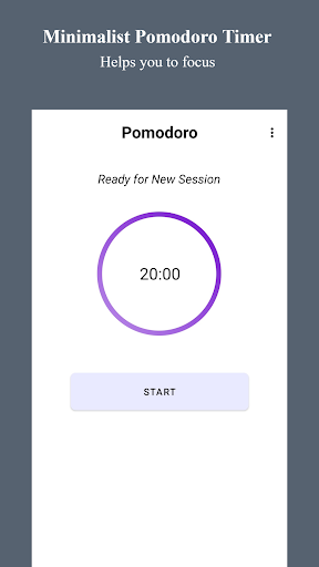 Android application Pomodoro Timer screenshort
