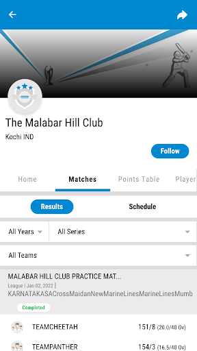 The Malabar Hill Club Cricket Screen 3