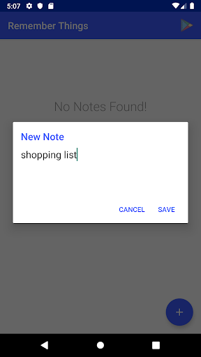 Remember Things - Simple Task Screen 3