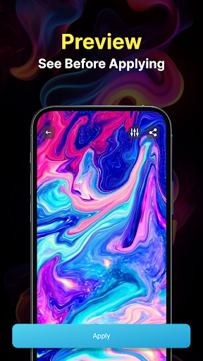 Android application Magic Fluid Live Wallpaper screenshort