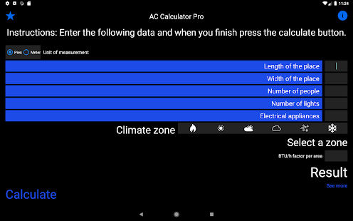 Air conditioner or Heat pump Screenshot