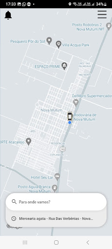 Android application Ubi TX - Motorista screenshort