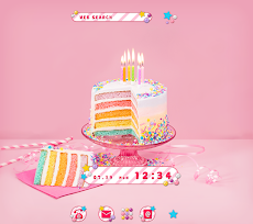 かわいい壁紙アイコン カラフルレインボー ケーキ 無料 Androidアプリ Applion