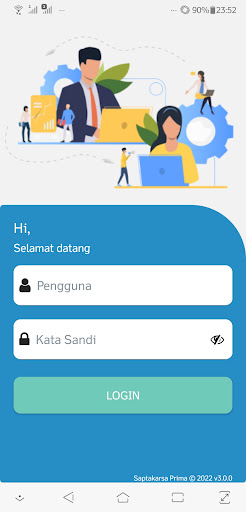 Android application Sapta HRIS screenshort