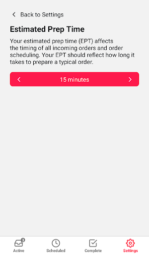 Expresso Order Manager Screen 3