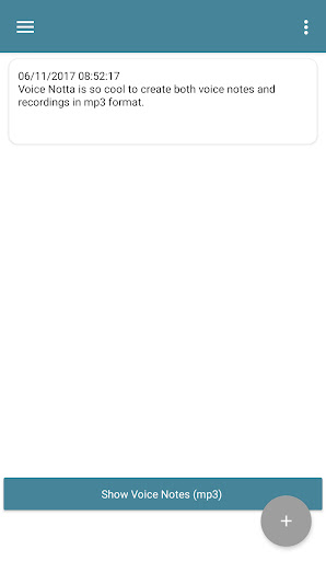 Android application Voice Notta screenshort