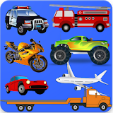 Plane, Bike, Car, Truck, Bus Puzzles icon