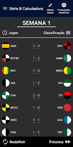 Visualização do aplicativo