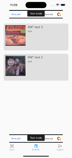 RockNTix Check-in Screen 3