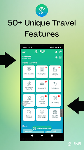Android application FlyFi screenshort