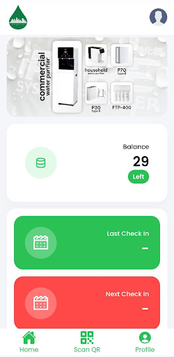 Android application iPURE Membership screenshort