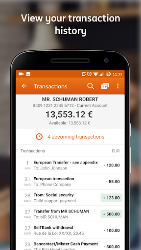 Ing Smart Banking By Ing Belgium Nv Google Play United States Searchman App Data Information