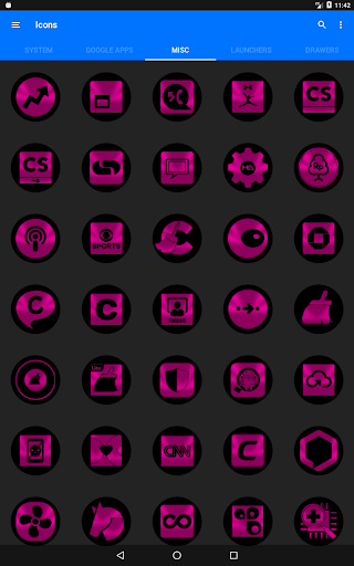 Oreo Pink Icon Pack