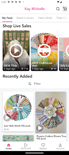 Android application Kay Michelle screenshort