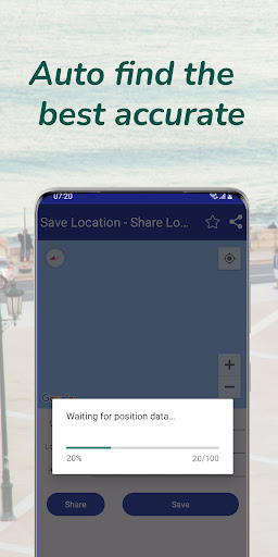 Save - Share Location Map