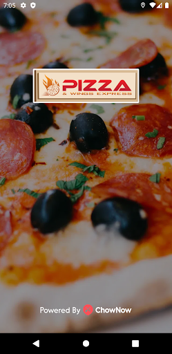 Android application Pizza & Wings Express screenshort