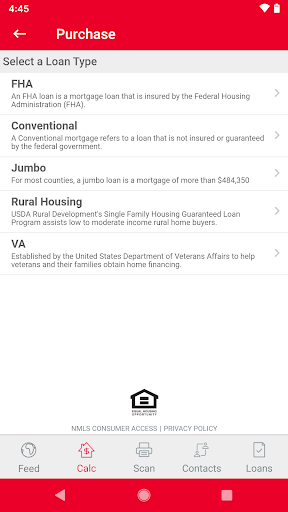 Town Square Mortgage Screen 2
