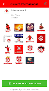 Stickers Engraçados Inter