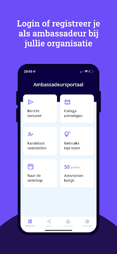 Android application Employbrand Ambassador screenshort