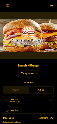 Android application Smash N Burger screenshort