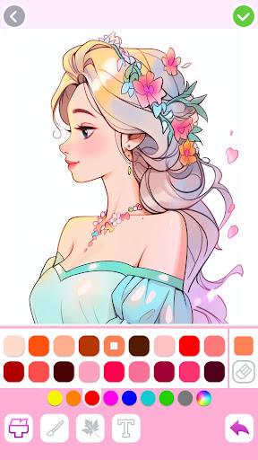 Princess Coloring:Drawing Game Screen 2