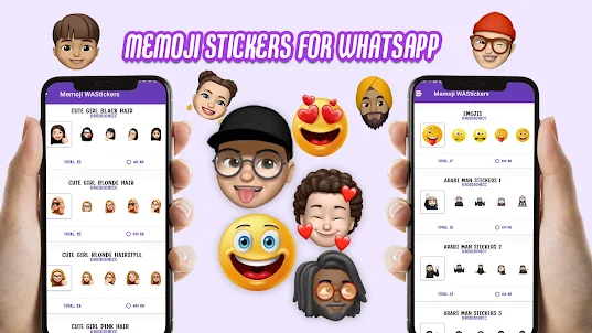 Memoji Stickers for WhatsApp