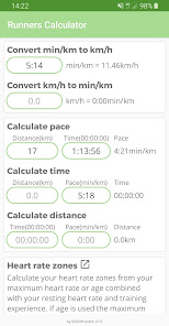 Runners Calculator 1.8 APK + Mod (Unlocked) for Android