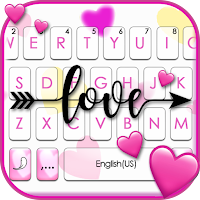 Тема для клавиатуры Love Hearts Arrow