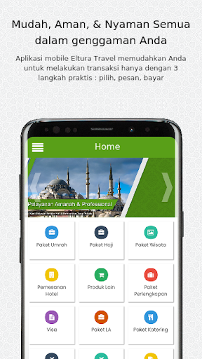 Android application Eltura Travel screenshort
