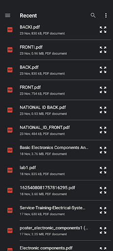 Dacomy Pdf Reader Screen 2