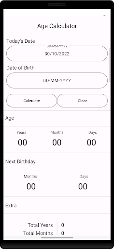 Age Calculator Screen 3