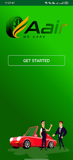 Android application AAIR-Bike and Car Services screenshort