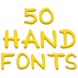 Fonts for FlipFont 50 Hand icon