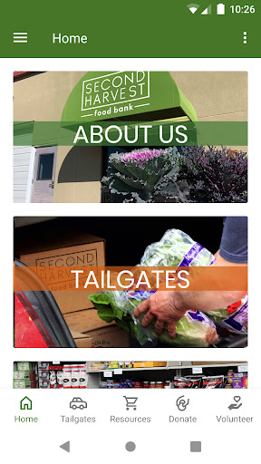 Android application Second Harvest Food Bank ECI screenshort