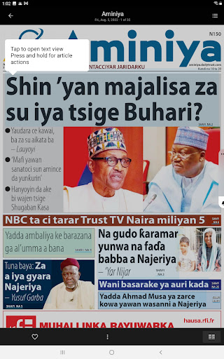 DailyTrust ePaper Screen 2