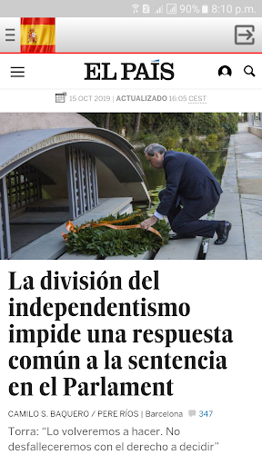 Spanish Newspapers Screen 3