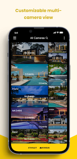 Android application Stanley Nimbus Cloud Video screenshort