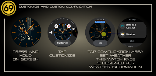 [69D] Conqueror watchface Screen 2