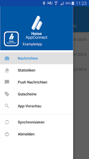 Heise AppConnect Screen 2