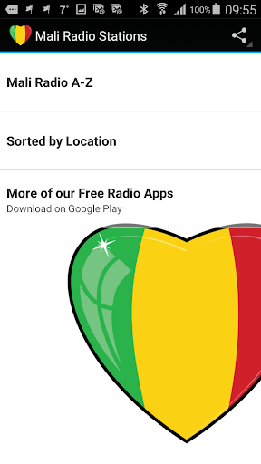 Android application Mali Radio Music & News screenshort