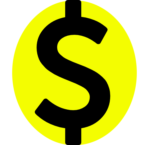 Simple currency conversion logo