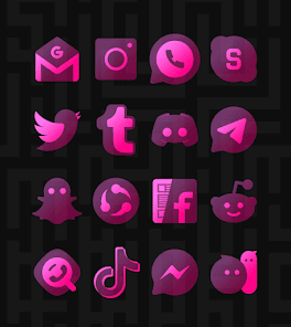 Captura de Pantalla 3 Sakura Pink - Icon Pack android